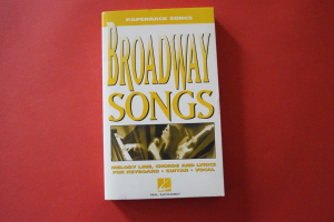 Paperback Songs: Broadway Songs Songbook Notenbuch Keyboard Vocal Guitar