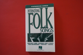 Paperback Songs: International Folk Songs Songbook Notenbuch Keyboard Vocal Guitar
