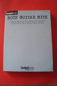 Budget Books: Rock Guitar Hits Songbook Notenbuch Vocal Guitar Tab