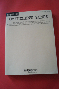 Budget Books: Children´s Songs Songbook Notenbuch Piano Vocal Guitar PVG