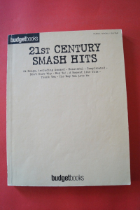 Budget Books: 21st Century Smash Hits Songbook Notenbuch Piano Vocal Guitar PVG