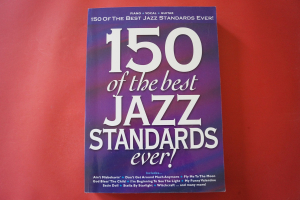 150 of the Best Jazz Standards ever Songbook Notenbuch Piano Vocal Guitar PVG