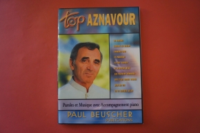 Charles Aznavour - Top Aznavour (ältere Ausgabe) Songbook Notenbuch Piano Vocal Guitar PVG
