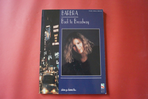 Barbra Streisand - Back to Broadway Songbook Notenbuch Piano Vocal Guitar PVG