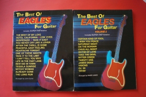 Eagles - Best of for Guitar Volume 1 & 2 Songbooks Notenbüch Vocal Guitar