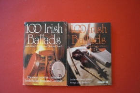 100 Irish Ballads Volume 1 & 2 (ohne Kassette) Songbooks Notenbücher Vocal Guitar