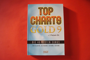 Hage Top Charts Gold Band 9 (mit 2 CDs) Songbook Notenbuch Piano Vocal Guitar PVG