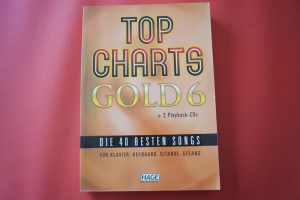 Hage Top Charts Gold Band 6 (mit 2 CDs) Songbook Notenbuch Piano Vocal Guitar PVG
