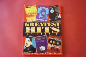 Greatest Hits of 1997-1998 Songbook Notenbuch Piano Vocal Guitar PVG