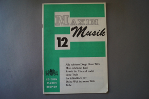 Maxim Musik Heft 12 Notenheft