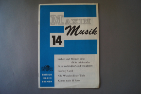 Maxim Musik Heft 14 Notenheft