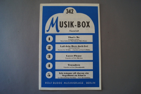 Musik-Box Heft 342 Notenheft