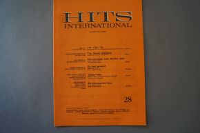 Hits International Heft 28 Notenheft