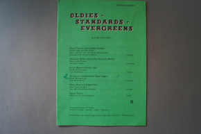 Oldies Standards Evergreens Heft 8 Notenheft