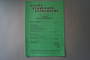 Oldies Standards Evergreens Heft 34 Notenheft