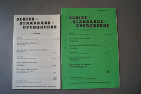 Oldies Standards Evergreens Heft 20 plus Beiheft C-Stimme Notenheft