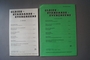 Oldies Standards Evergreens Heft 23 plus Beiheft C-Stimme Notenheft