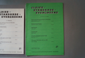 Oldies Standards Evergreens Heft 27 plus Beiheft C-Stimme Notenheft