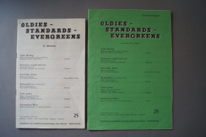 Oldies Standards Evergreens Heft 25 plus Beiheft C-Stimme Notenheft