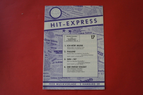 Hit-Express Heft 17 Notenheft