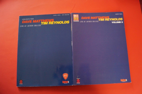 Dave Matthews & Tim Reynolds - Live at Luther College 1 & 2 Songbooks Notenbücher Vocal Guitar