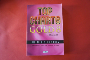 Hage Top Charts Gold Band 8 (mit 2 CDs) Songbook Notenbuch Piano Vocal Guitar PVG