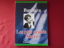 Barbara - Les plus grands Succès  Songbook Notenbuch Piano Vocal Guitar PVG