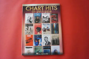 Chart Hits of 2017-2018 Songbook Notenbuch Big Note-Piano Vocal