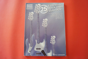 25 Essential Rock Bass Classics Songbook Notenbuch Vocal Bass