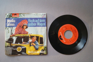 Monika Grimm  Hoch auf dem gelben Wagen (Vinyl Single 7inch)
