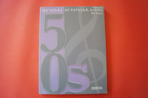 100 Years of Popular Music: The 50s Vol. 2 Songbook Notenbuch Piano Vocal Guitar PVG