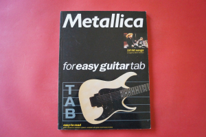 Metallica - For Easy Guitar Tab Songbook Notenbuch Vocal Easy Guitar