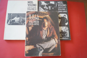 Neil Young - Complete Music Vol. 1 & 2 & 3 Songbooks Notenbücher Piano Vocal Guitar PVG