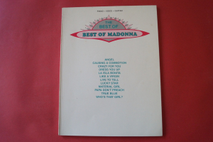 Madonna - Best of Songbook Notenbuch Piano Vocal Guitar PVG
