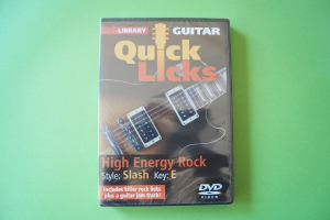 Lick Library: Slash High Energy Rock Quick Licks (DVD OVP)