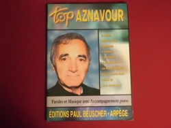 Charles Aznavour - Top Aznavour (neuere Ausgabe) Songbook Notenbuch Piano Vocal Guitar PVG