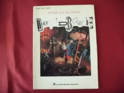 David Bowie - Never let me down  Songbook Notenbuch Piano Vocal Guitar PVG