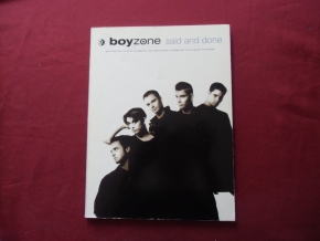 Boyzone - Said and done Songbook Notenbuch Piano Vocal Guitar PVG