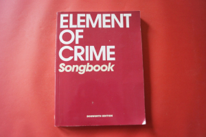Element of Crime - Songbook  Songbook Notenbuch Vocal Guitar