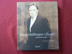 Klaus Hoffmann - Sämtliche Lieder  Songbook Vocal (nur Texte)