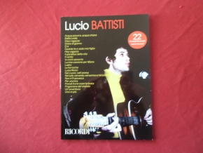Lucio Battisti - 22 Grandi Successi  Songbook  Vocal Guitar Chords