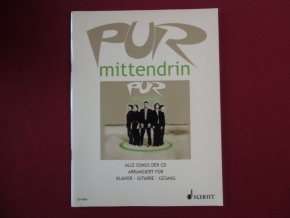 Pur - Mittendrin  Songbook Notenbuch Piano Vocal Guitar PVG