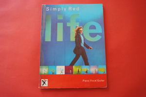 Simply Red - Life  Songbook Notenbuch Piano Vocal Guitar PVG