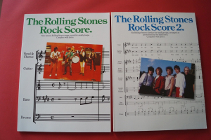Rolling Stones - Rock Score 1 & 2  Songbooks Notenbücher für Bands (Transcribed Scores)