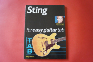 Sting - For Easy Guitar Tab Songbook Notenbuch Vocal Easy Guitar