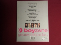 Boyzone - Greatest Hits so far Songbook Notenbuch Piano Vocal Guitar PVG