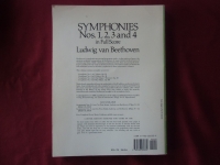 Symphonies 1-4 (Beethoven)Songbook Notenbuch für Orchester (Transcribed Scores)