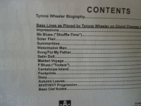 Tyrone Wheeler - Bass Lines Songbook Notenbuch  Bass