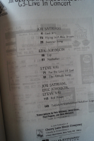 G3 (Satriani/Johnson/Vai) - Live in Concert Songbook Notenbuch Guitar