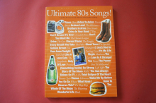 Ultimate 80s Songs Songbook Notenbuch Piano Vocal Guitar PVG